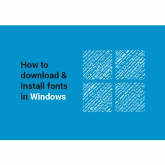 Buy and Download Fonts for Windows